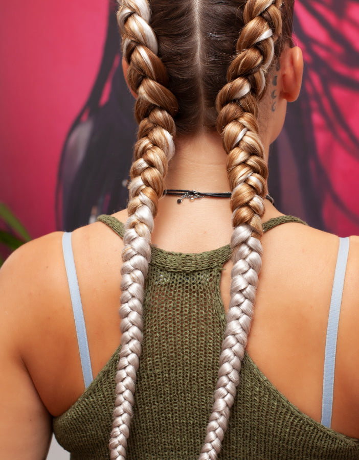 Jumbo Braid haj fonáshoz Ezüst AFROline - AFROline póthaj shop