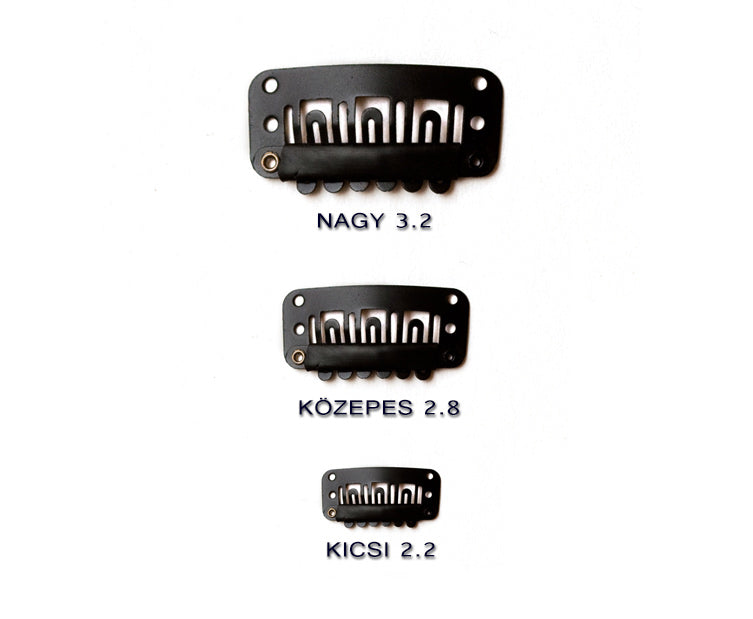 Tresszcsat Fekete AFROline - AFROline póthaj shop