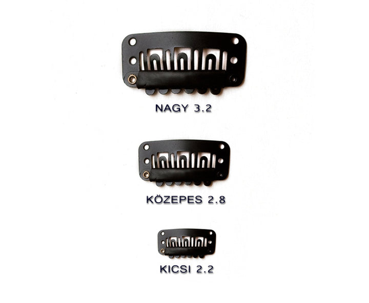 Tresszcsat Fekete AFROline - AFROline póthaj shop