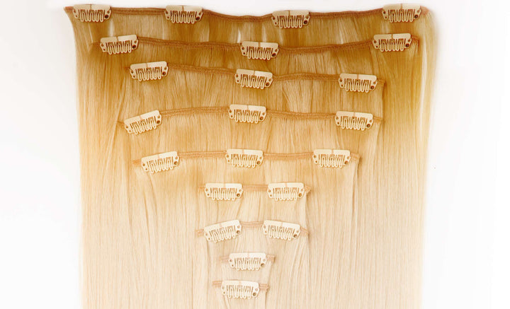 Tresszcsat Világosbarna AFROline - AFROline póthaj shop