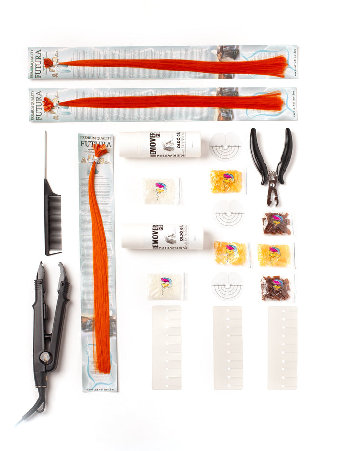 Professzionális Hőillesztéses Hajhosszabbító csomag | AFROline