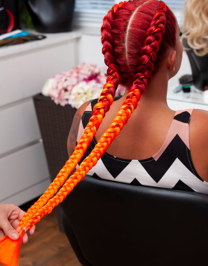 Jumbo Braid haj fonáshoz Narancs AFROline - AFROline póthaj shop