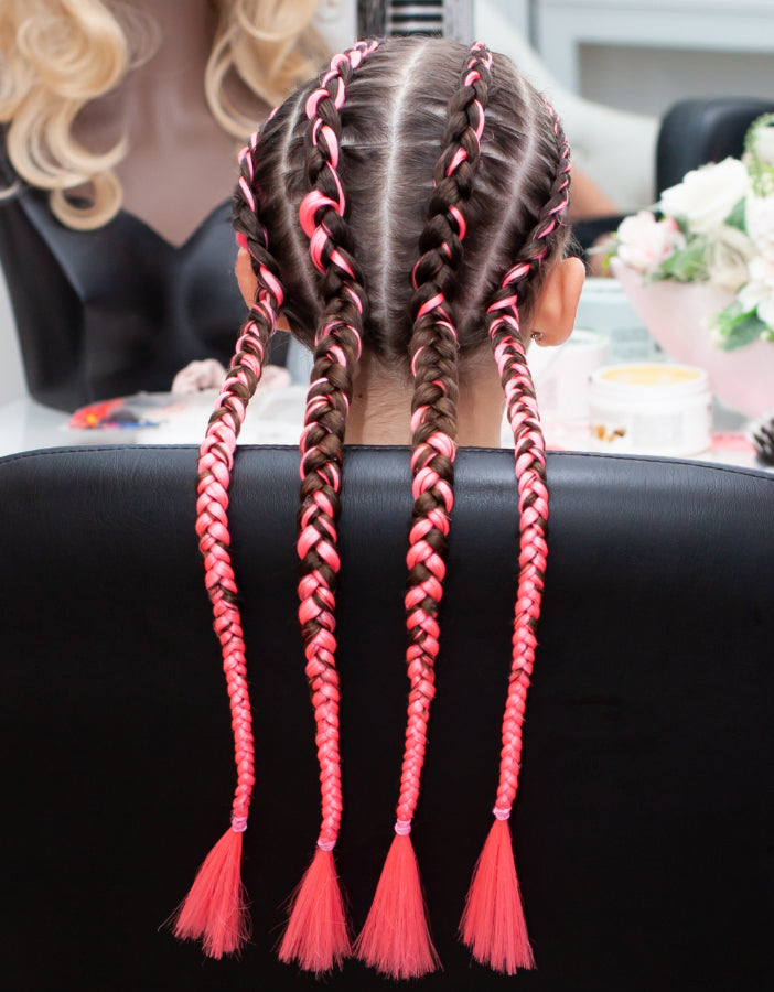 KANEKALON haj fonáshoz Sötét Pink AFROline - AFROline póthaj shop
