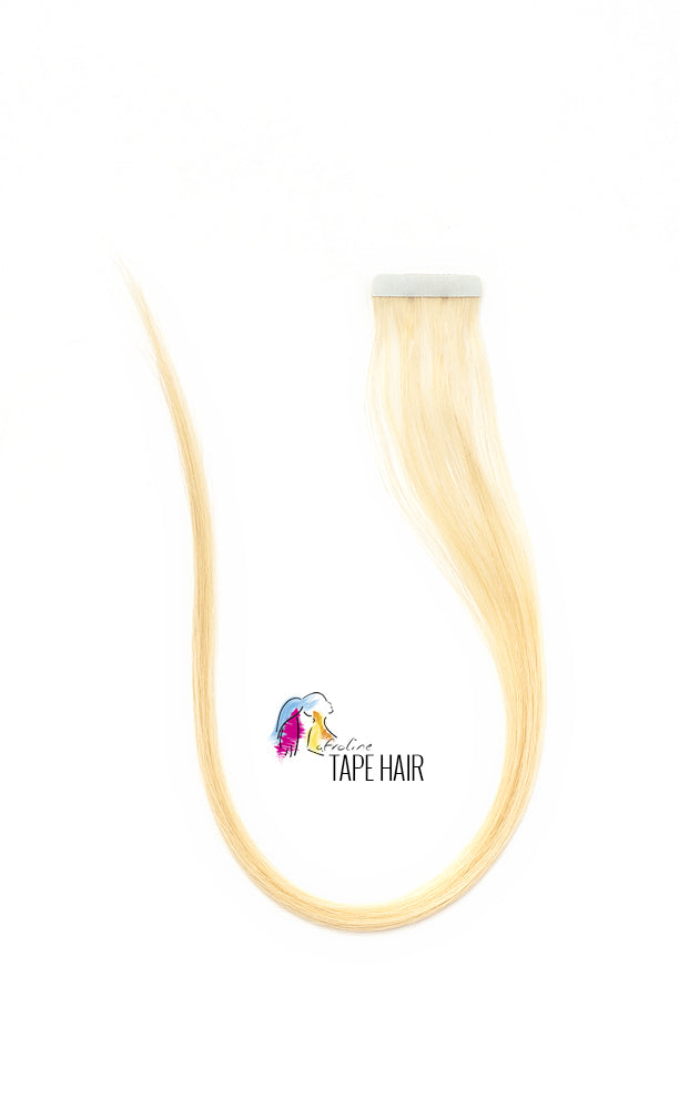 Tape hair ragasztócsíkos haj 613# Szőke AFROline 55 cm - AFROline póthaj shop