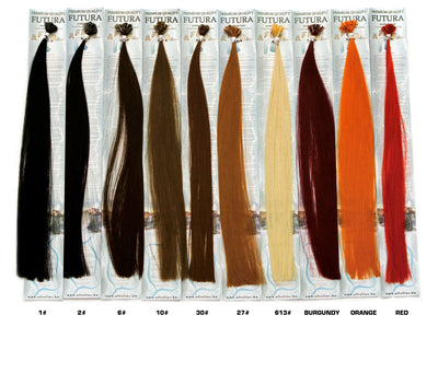 FUTURA tincsezett haj 6# Sötétbarna - AFROline póthaj shop