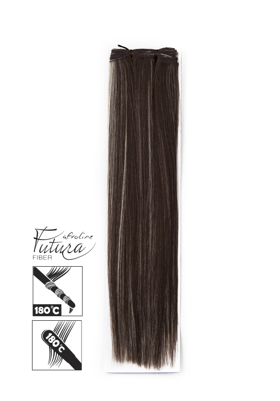 FUTURA tresszelt haj 6/613# Sötétbarna/Szőke melír - AFROline póthaj shop