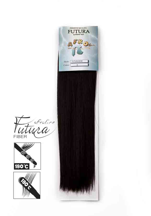 FUTURA tresszelt haj 2# Nagyon sötétbarna - AFROline póthaj shop