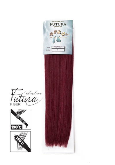 FUTURA tresszelt haj 39# Burgundy vörös - AFROline póthaj shop
