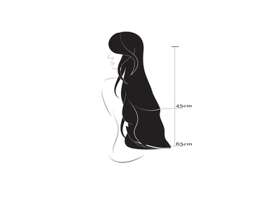 Ázsiai tresszelt haj 18# Világosbarna - AFROline póthaj shop