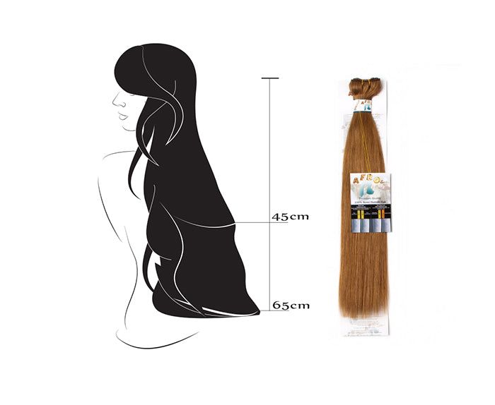 Indiai tresszelt haj 10# Középbarna - AFROline póthaj shop