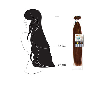 Indiai tresszelt haj 4# Nagyon Sötétbarna - AFROline póthaj shop