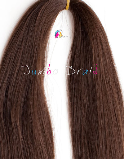 Jumbo Braid haj 6# Sötétbarna AFROline - AFROline póthaj shop