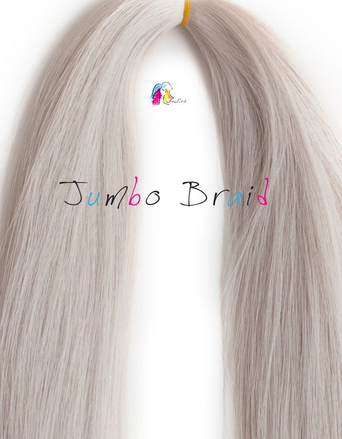 Jumbo Braid haj Ezüst AFROline - AFROline póthaj shop