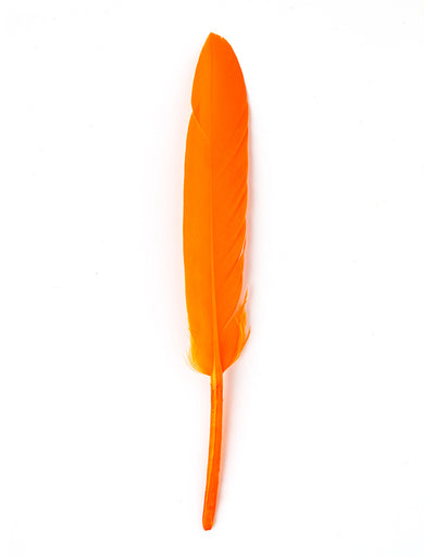 Hajékszer színes toll hajdísz narancs AFROline (1db)